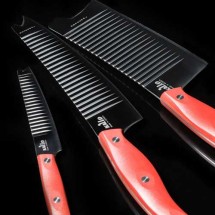 [첼링] 가야왕도 프리미엄 주름 위생칼 3종 세트 중식도 식도 과도