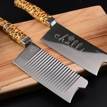 [첼링] 가야왕도 호피칼 프리미엄 주름위생칼 중식도