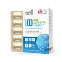 네이처그랜드 100억 프로바이오틱스 아연 플러스 60캡슐