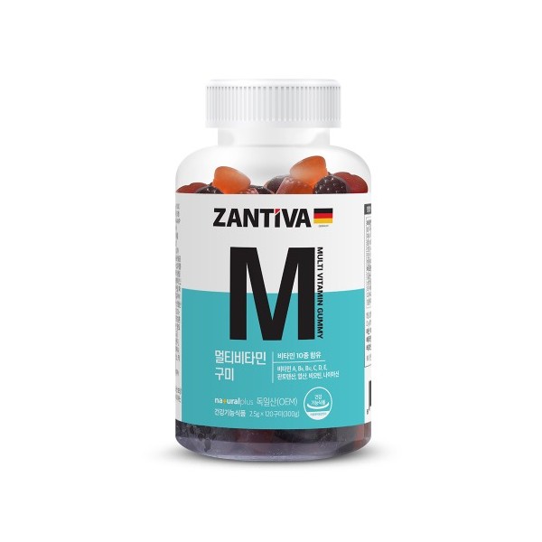 내츄럴플러스 잔티바 멀티비타민 구미 120구미