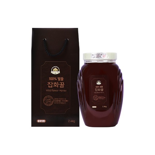 동화양봉 잡화꿀(토종) 2.4kg