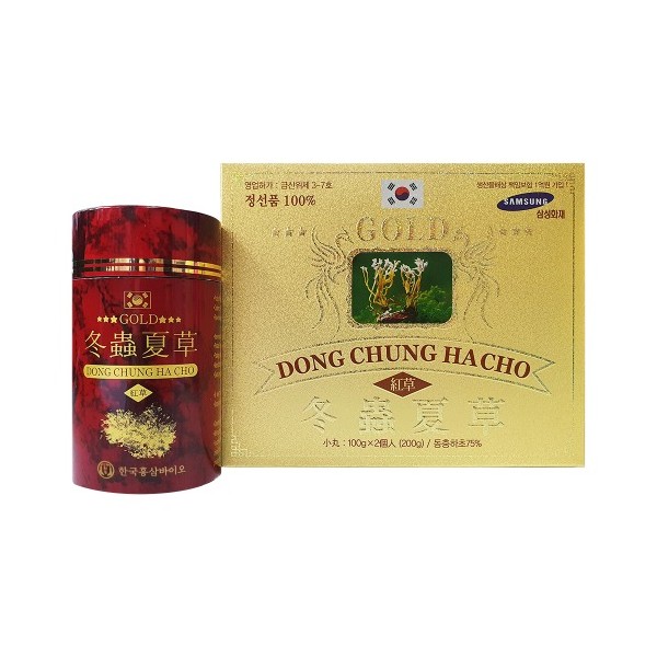 한국홍삼바이오 동충하초 홍초골드환 100g 2P
