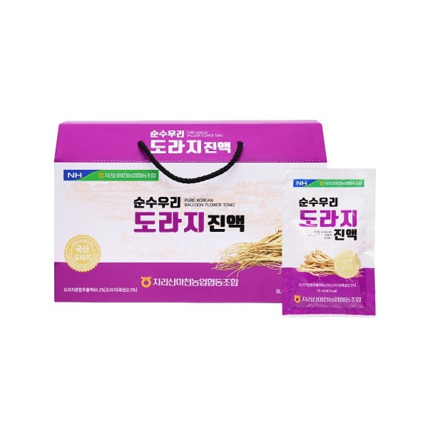 마천농협 순수우리 도라지진액 30포 캐리어타입