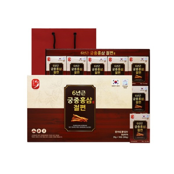한삼수 6년근 궁중홍삼절편 200g