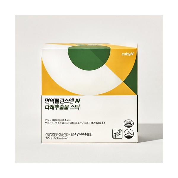 큐비앤 면역밸런스엔 다래추출물 스틱 30포