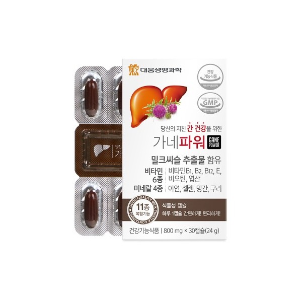 대웅 가네파워 800mg x 30캡슐