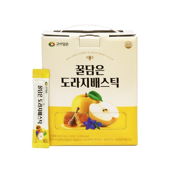 고이담은 꿀담은 도라지배스틱 10ml x 100포