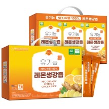 더존건강 유기농 NFC착즙 100% 레몬생강즙 18포