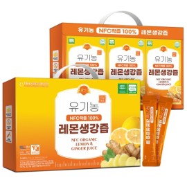 더존건강 유기농 NFC착즙 100% 레몬생강즙 18포
