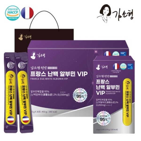 김소형원방 프랑스 난백 알부민 VIP 15g x 30포