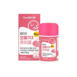 내츄럴플러스 - 굿앤키즈 알티지 오메가3 츄어블 1000mg x 90캡슐